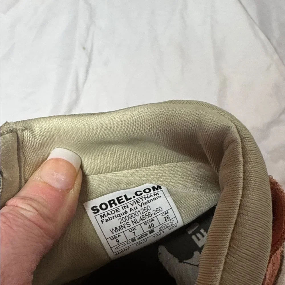 Sorel Women’s Ona 503 High Top‎ Sneakers in Nova, Sand, Paradox Pink.